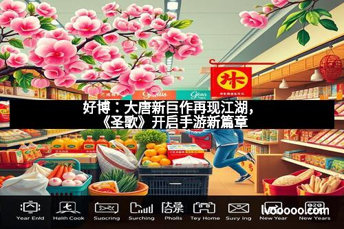 好博:大唐新巨作再现江湖,《圣歌》开启手游新篇章 好博:大唐新巨作再现江湖,《圣歌》开启手游新篇章